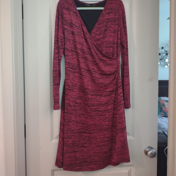 NWOT Prana Faux Wrap Dress - XL - Picture 1 of 5